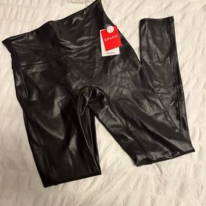 SPANX LEATHER LEGGINGS